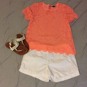 Papermoon coral lace top